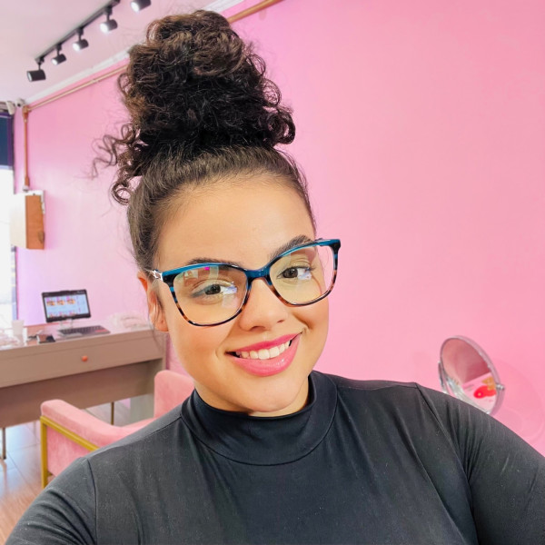 Armação de Óculos Quadrada  PC8470 Azul Degrade